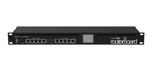 Imagen 1 de 2 de Router MikroTik RouterBOARD RB2011UiAS-RM negro 100V/240V