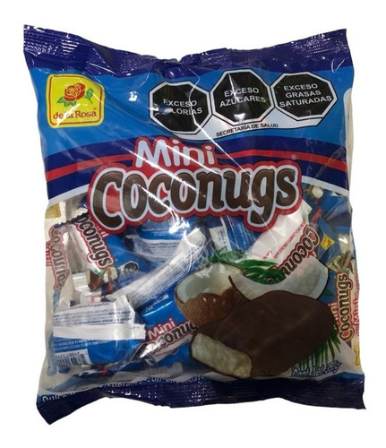 Mini Coconugs Dulce De Coco Chocolate 72 Pz 15 G C/u E