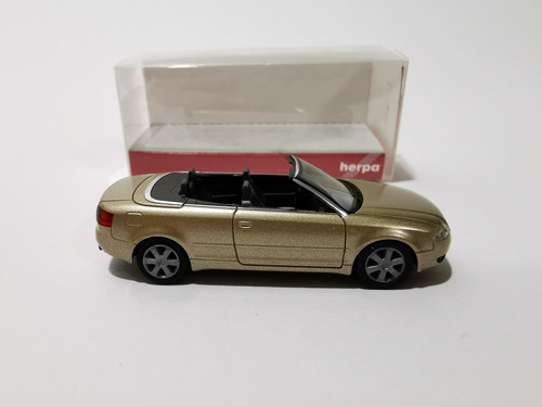 Herpa Audi A4 Cabrio Coleccion Germany A Escala 1/87 Dorado (Usado)