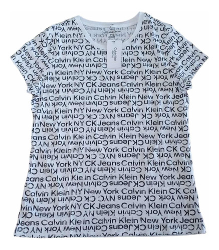 Playera Mujer Calvin Klein Original Modelo Cjrt3856 Talla G