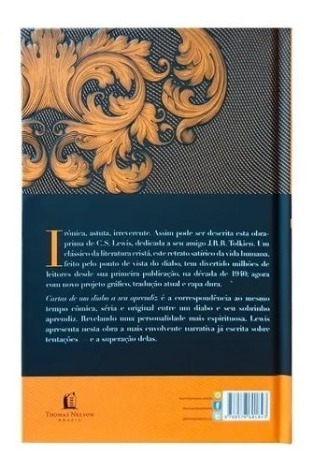 Livro Cartas Diabo A Seu Aprendiz