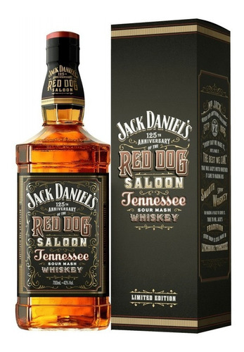 Imagen 1 de 10 de Whisky Jack Daniels Red Dog Saloon 700ml En Estuche