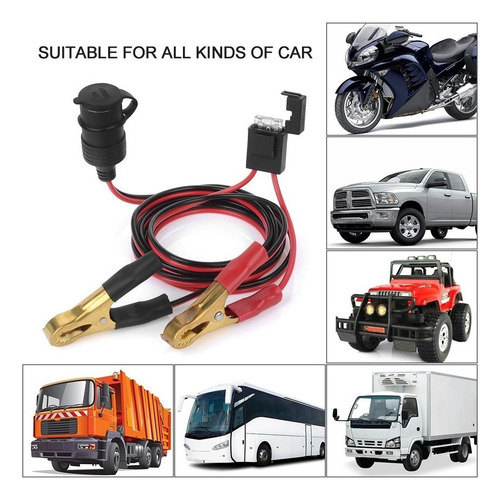 Conector De Enchufe De Coche 12v 24v Hembra Encendedor De Ci