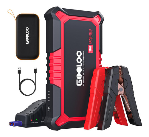 Gooloo Arrancador Coche Ga Motor Diesel Cargador Bateria Usb