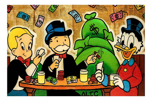 Foto De Parede Hd 40x60cm Arte - Monopoly - Reunião