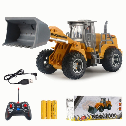 Topadora Excavadora Control Remoto Niños Rc Juguete Y Regalo