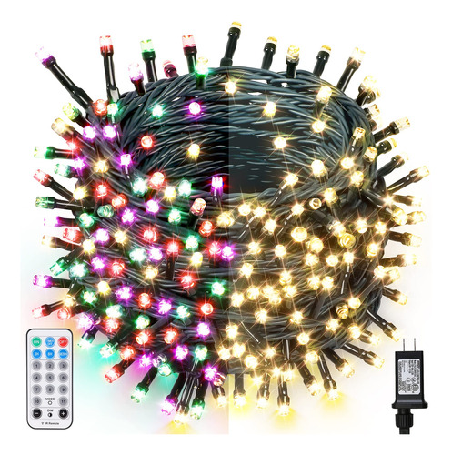 Vangue Luz Navidad Para Exterior 82 Pie 200 Led Que Cambian