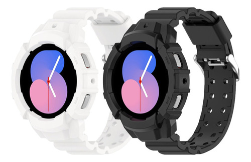 2 Fundas Y Correas Para Samsung Galaxy Watch 4 5 De 40 Mm Y