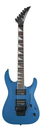 Guitarra eléctrica Jackson JS Series JS32 DKA dinky de álamo bright blue brillante con diapasón de amaranto