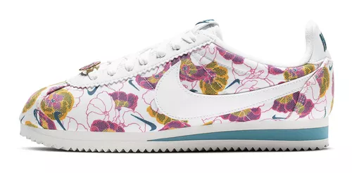 Zapatilla Nike Cortez Blanco Con Dorado Zapatillas | MercadoLibre