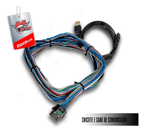 Imagem 3 de 6 de Fueltech Ft 450 Com Chicote 6m + Brindes + 12x Sem Juros
