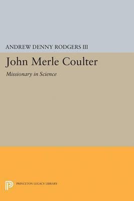 Libro John Merle Coulter - Andrew Denny Rodgers