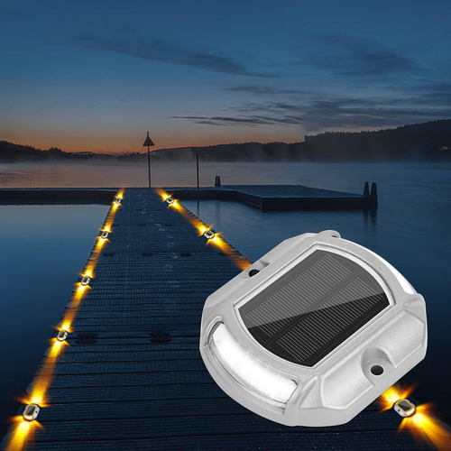 Paquete De 16 Luces Solares Impermeables Para Entrada Exteri