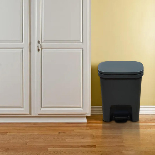 Bote De Basura Cocina Rectangular Delgado Con Tapa Suave