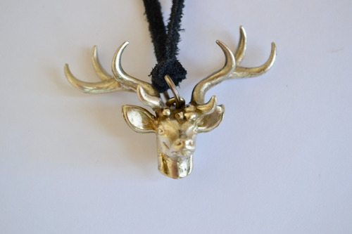 Imagen 2 de 10 de Collar De Ciervo, Animal, Joyeria De Autor, Cod1