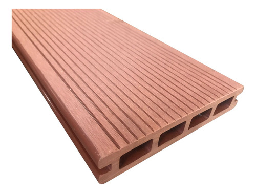 Tabla Para Deck Wpc Para Exterior Con Filtro Uv Chocolate