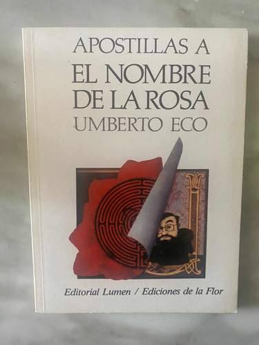 Libro Apostillas A Ro Nombre De La Rosa Umberto Eco