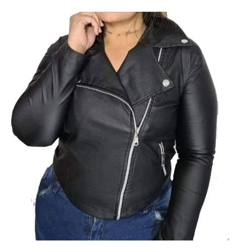 Campera Engomada Mujer Talle Grande Especial Elastizada 