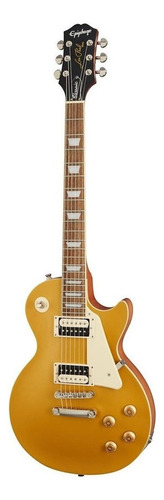 Guitarra elétrica Epiphone Modern Collection Les Paul Classic de  mogno metallic gold desgastado com diapasão de louro indiano