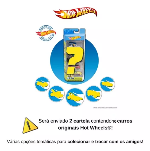 kit 10 Carrinho Hot Wheels Sortidos