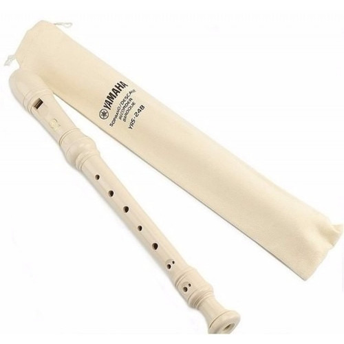 Kit 2 Flauta Doce Yamaha Soprano Barroca C Yrs24b 