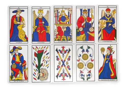Imagem 4 de 5 de Tarô De Marselha + Manual + Saquinho De Brinde