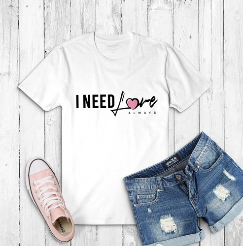 Remera Dama Mujer Fashion Femenina Street Love Bellagirl 114