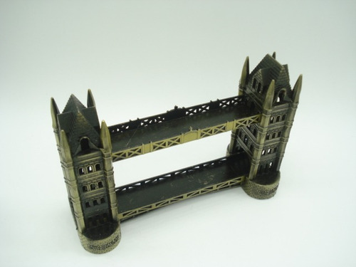 Enfeite Miniatura Tower Bridge Metal Luxo Londres  