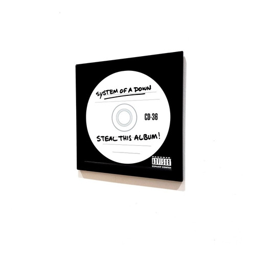 Quadro Lp System Of A Down Steal This Album Capa Do Disco