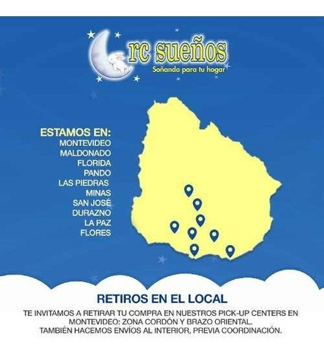 Imagen 4 de 4 de Sommier Deseos 1 Plaza Espuma Alta Densidad C/ Eurotop