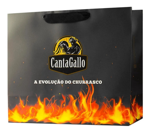 Sacola De Presente Personalizada Cantagallo Modelo Grande
