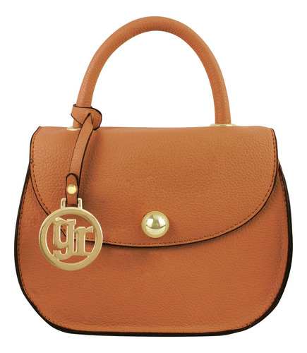 Bolso Para Dama Elegante De Mano Crossbody Juvenil Lqf-051 Color Cafe - Br Lq-301