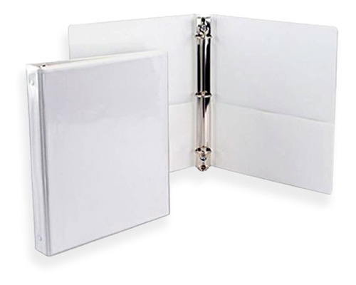 Carpeta Carta Blanca 3 Aros 1 Pulgada