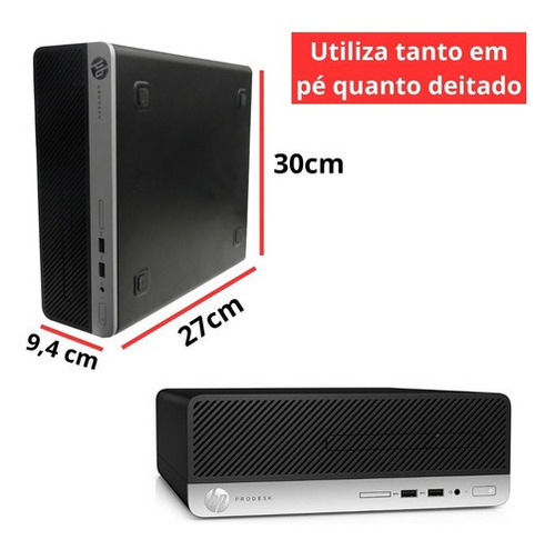 Cpu Pc Desktop 400 G4 Hp I7 6ª Geração 8gb Ssd 240