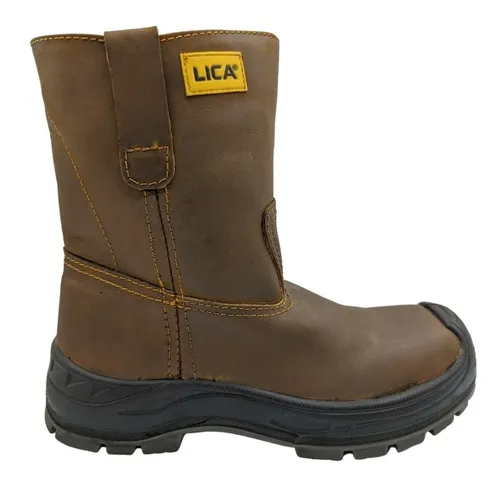 Botas Lica Tipo Petrolera Con Protecci n Mod 790c Cafe