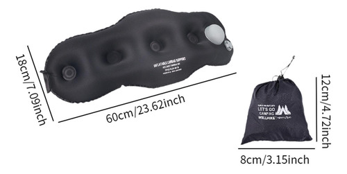 Almohada Inflable Para Acampar, Cojín Inflable, Almohada De