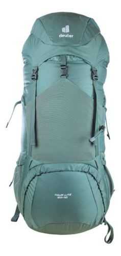 Mochila Cargueira Tour Lite 50+10 Deuter Trekking Hiking Cor Verde