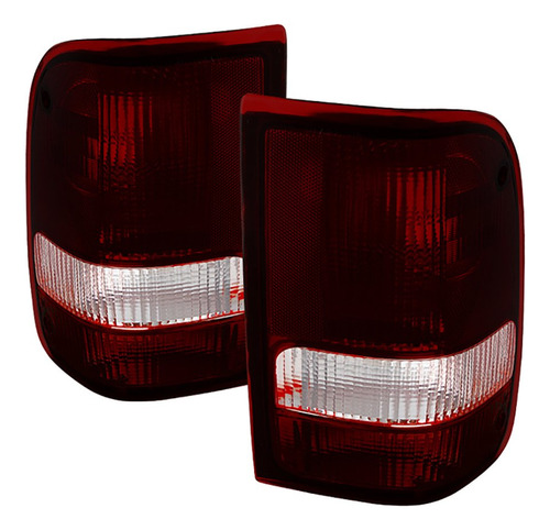 Luz Trasera Para Ford Ranger Estilo Fabrica Carcasa Roja