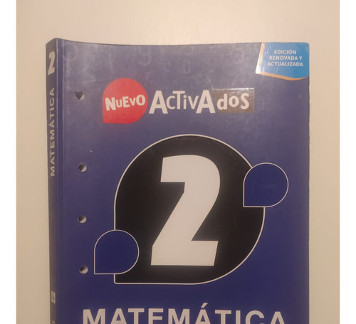 Matematica 2 Libro Activados - Puerto De Palos