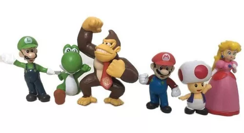 Juguetes De Super Mario Bros, Luigi, Yoshi, 18 Piezas