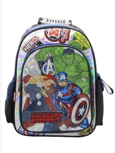 Mochila Avengers 18 Pulgadas Espalda Original Cresko