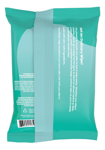 Lume - Toallitas Desodorantes Naturales Biodegradables Para