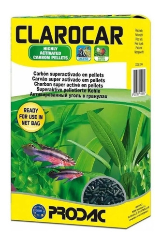 Prodac Clarocar Carbon Activo 1kg Material Filtrante Agua