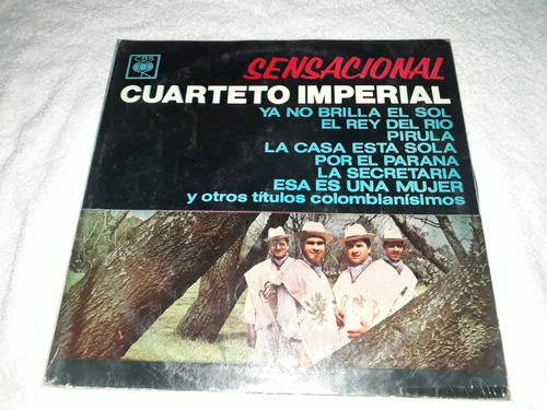 Disco De Vinilo Cuarteto Imperial Sensacional Formatovinilo 