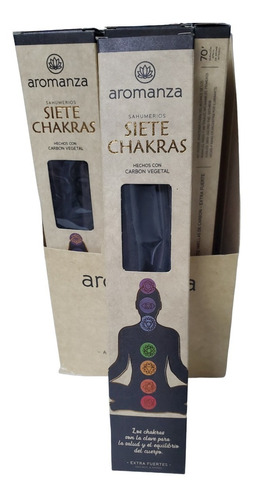 Sahumerios 7 Chakras Pack X 2