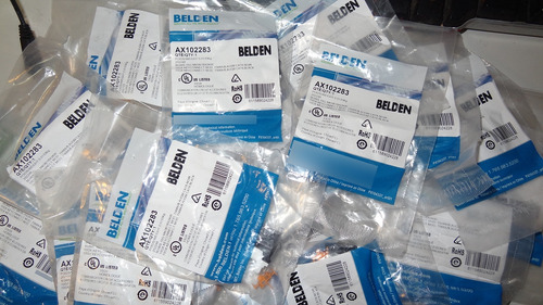 Conector Modular Jack Rj45 Cat6 Belden Modelo: Ax102283 (Usado)