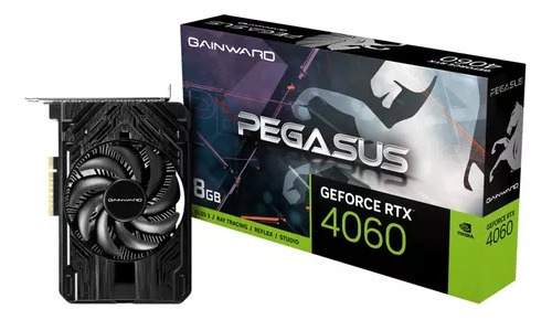 Placa De Vídeo Gainward Geforce Rtx 4060 Pegasus 8gb Gddr6