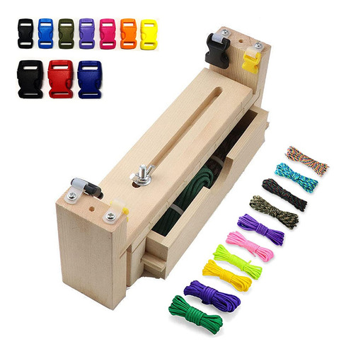 Kit Fabricacion Pulsera Paracord 10 Para Trenzar