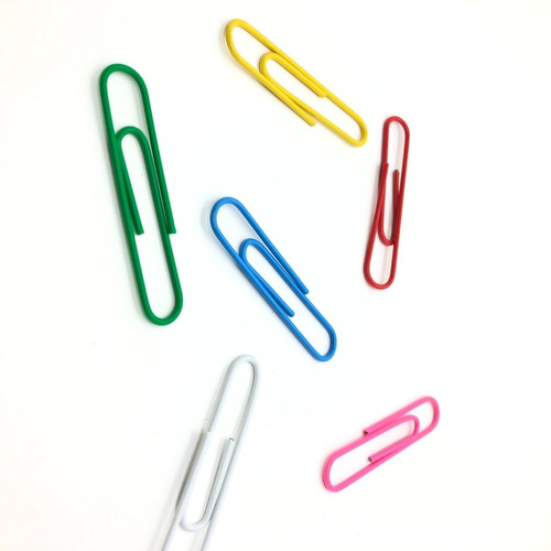 Clips Forrados De Colores (metalicos) Nro6 50mm X 10 Cajas