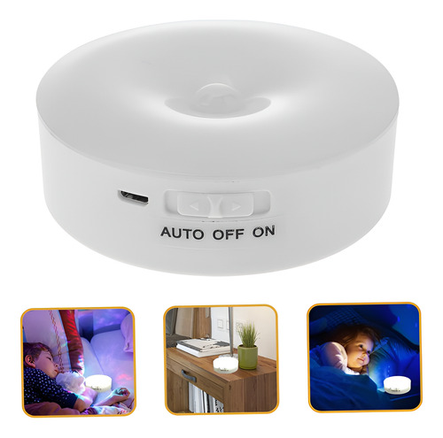 Sensor Movimiento Luz Nocturna Led Recarga Usb Luz Calida